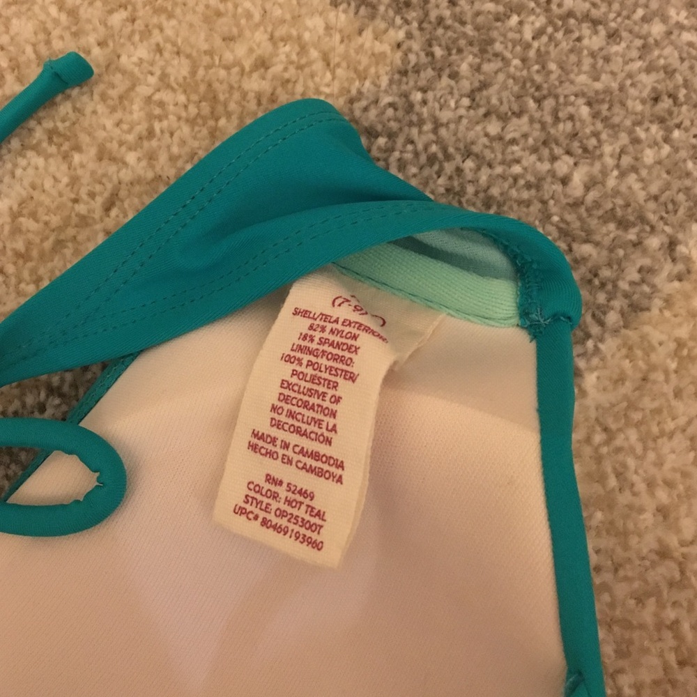 Turquoise Bikini Top - Picture 2 of 3